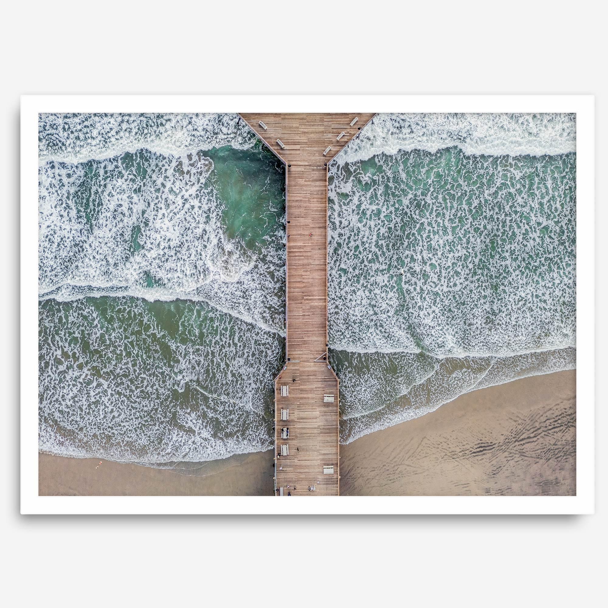 Aerial Ocean Pier - Wow Photo Art