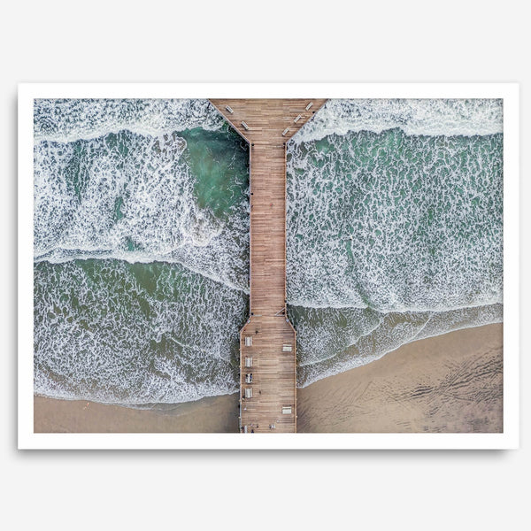 Aerial Ocean Pier - Wow Photo Art