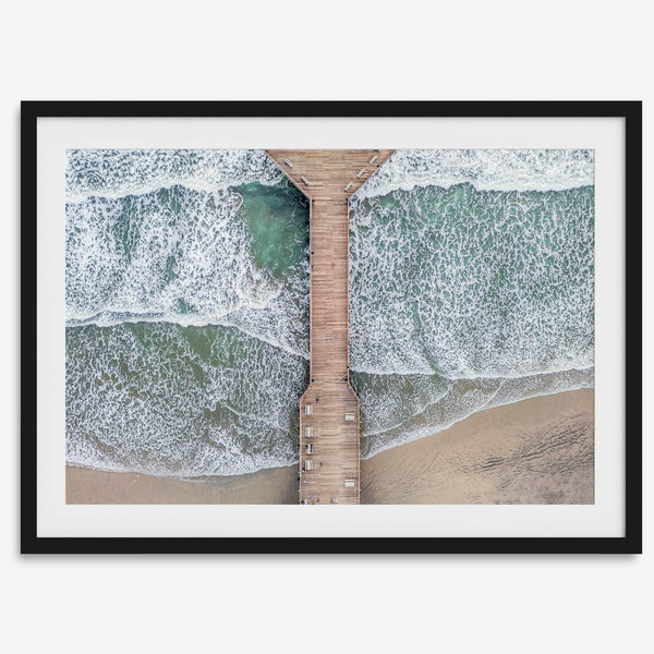Aerial Ocean Pier - Wow Photo Art