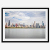 A fine art print of the Chicago skyline with Lake Michigan in the forefront. Perfect for home or office decor.
