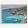 Big Sur Beach Fine Art Print - California Ocean Landscape Photography Blue Wall Art, Framed Large Beach Poster for Office or Home Decor