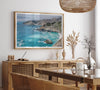 Big Sur Beach Fine Art Print - California Ocean Landscape Photography Blue Wall Art, Framed Large Beach Poster for Office or Home Decor