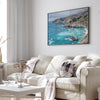 Big Sur Beach Fine Art Print - California Ocean Landscape Photography Blue Wall Art, Framed Large Beach Poster for Office or Home Decor