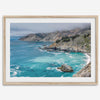 Big Sur Beach Fine Art Print - California Ocean Landscape Photography Blue Wall Art, Framed Large Beach Poster for Office or Home Decor