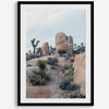 Fine Art California Desert Print - Extra Large Desert Photography Wall Art, Framed Joshua Tree National Park Poster for Wall Decor