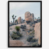 Fine Art California Desert Print - Extra Large Desert Photography Wall Art, Framed Joshua Tree National Park Poster for Wall Decor