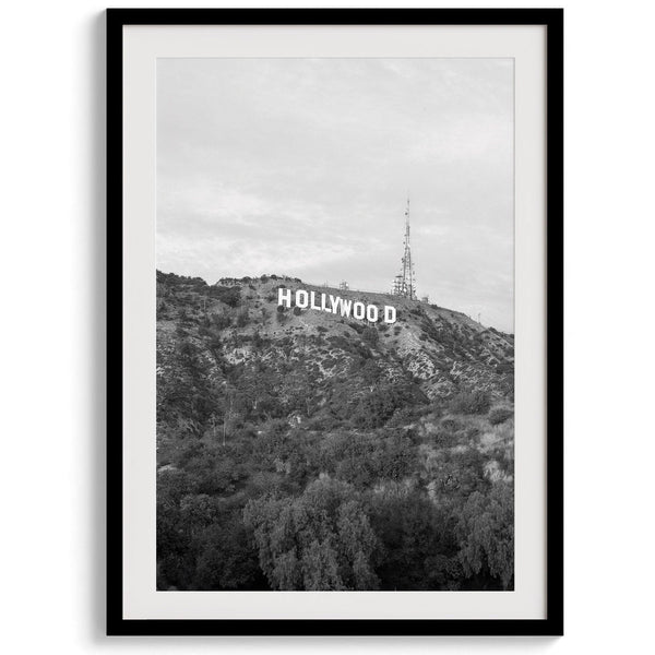Los Angeles Wall Art – Set of 3 Black and White Prints Featuring LA Icons