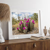 Arizona Desert Wall Art featuring a blooming hedgehog cactus in Saguaro National Park