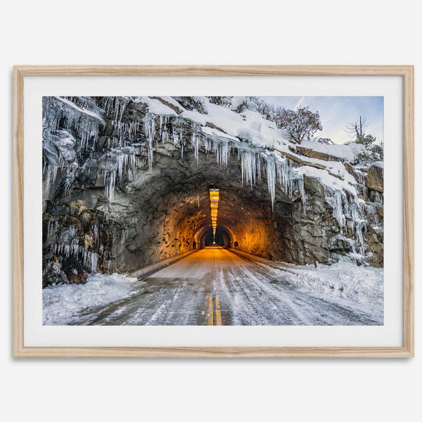 Fine Art Yosemite Mountain Print - Winter Wall Art, Yosemite National Park Art Gift, Snowy Mountains Wall Art, Western Nature Decor