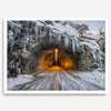 Fine Art Yosemite Mountain Print - Winter Wall Art, Yosemite National Park Art Gift, Snowy Mountains Wall Art, Western Nature Decor