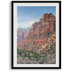Zion wall art set featuring black and white photography of Zion National Park’s cliffs and Virgin River