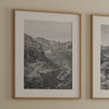 Zion wall art set featuring black and white photography of Zion National Park’s cliffs and Virgin River