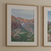 Zion wall art set featuring black and white photography of Zion National Park’s cliffs and Virgin River