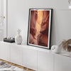 This Arizona desert wall art showcases the texture, light, and colors of the famous Antelope Canyon.