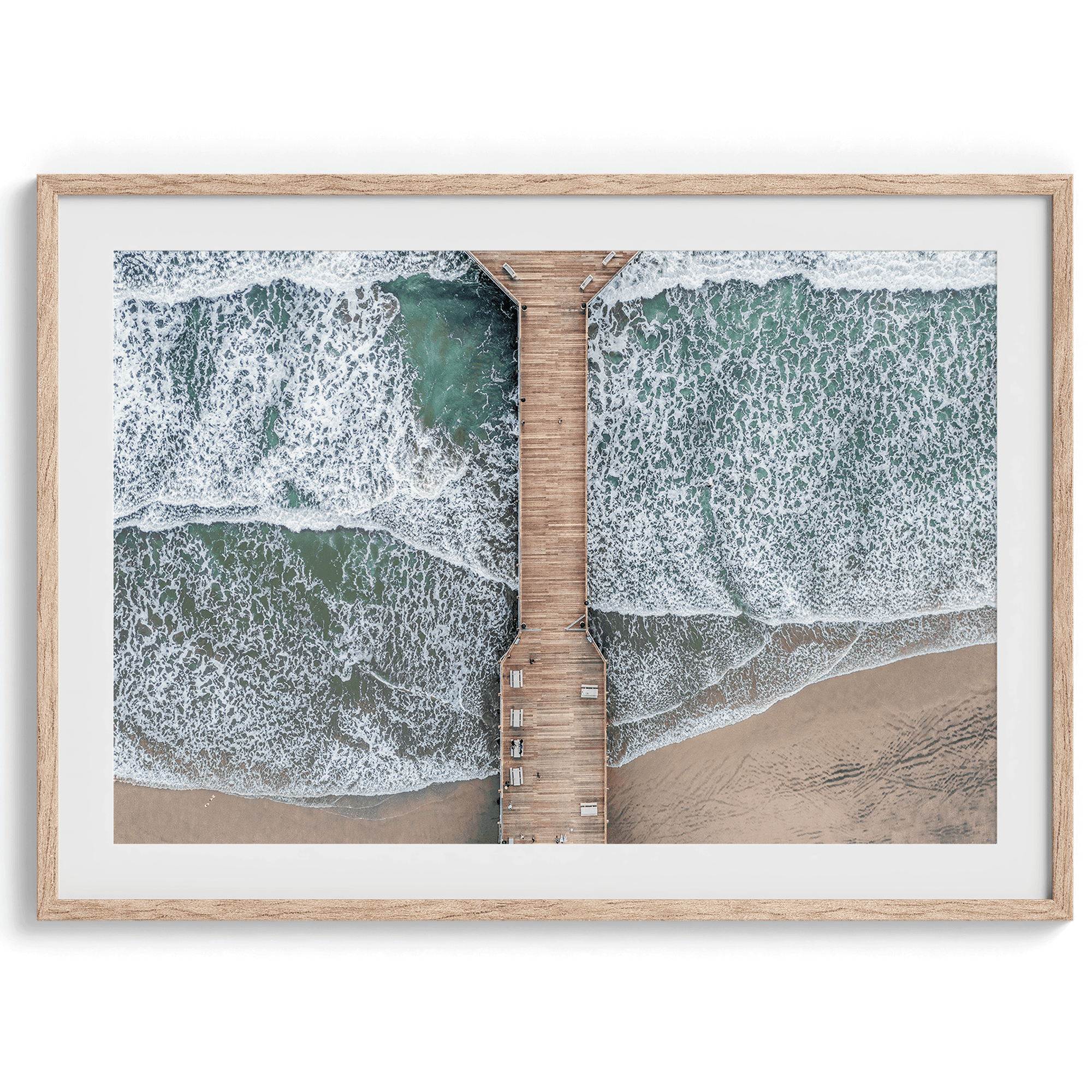 Aerial Ocean Pier - Wow Photo Art