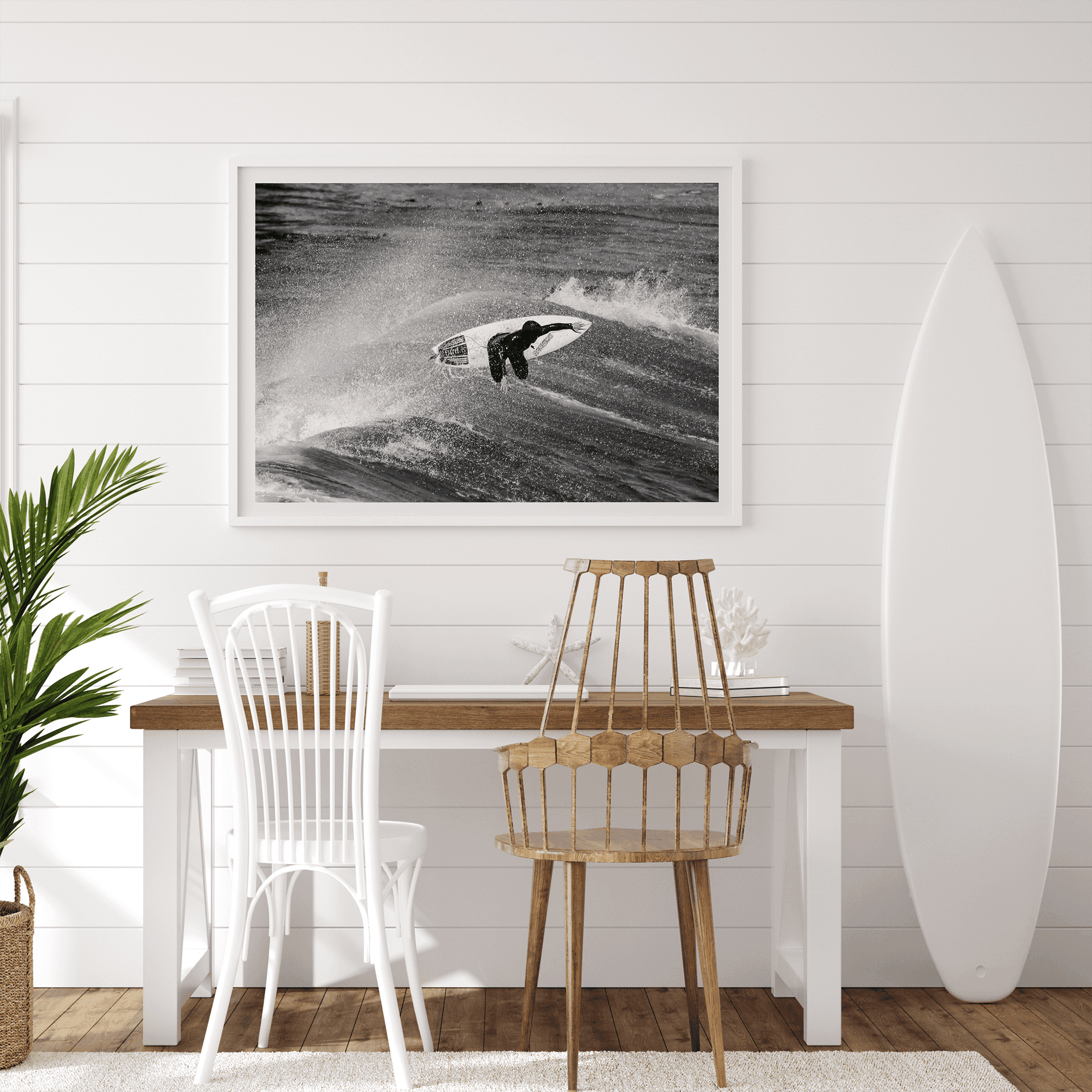 Extreme Surf B&W - Wow Photo Art