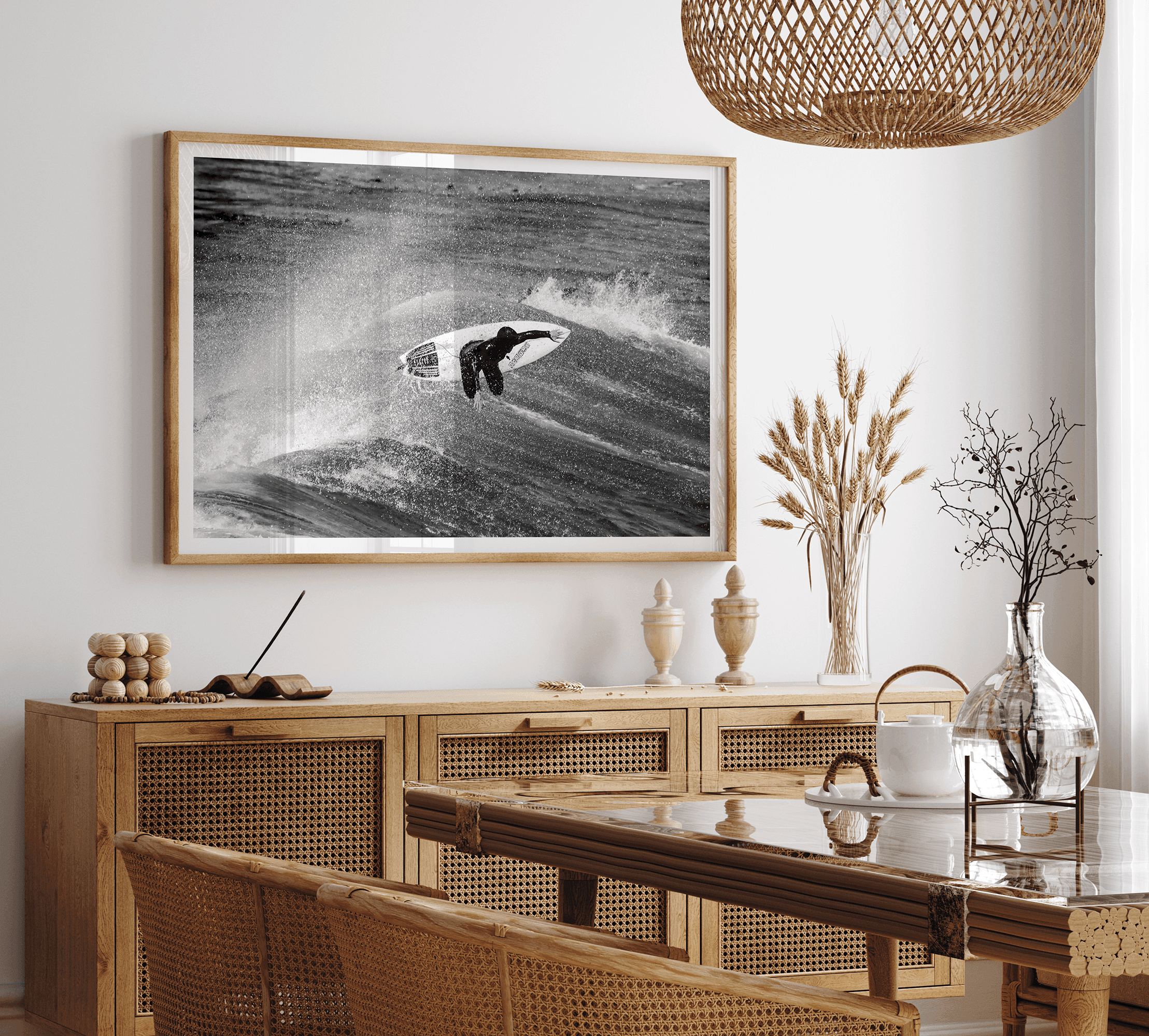 Extreme Surf B&W - Wow Photo Art