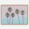 Pink Sunset Beach Palm Tree Fine Art Print - Minimalist Palm Trees Wall Art, Beach Photography Art Print, Coastal Home Decor
