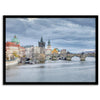 Prague Wall Art featuring Charles Bridge and Old Town skyline over the Vltava River