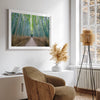 Bamboo Forest Photo wall art featuring misty path in Kyoto’s Arashiyama grove
