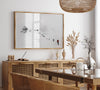 Denali Alaska snow mountain photography - fine art winter landscape print in modern Scandi style.
