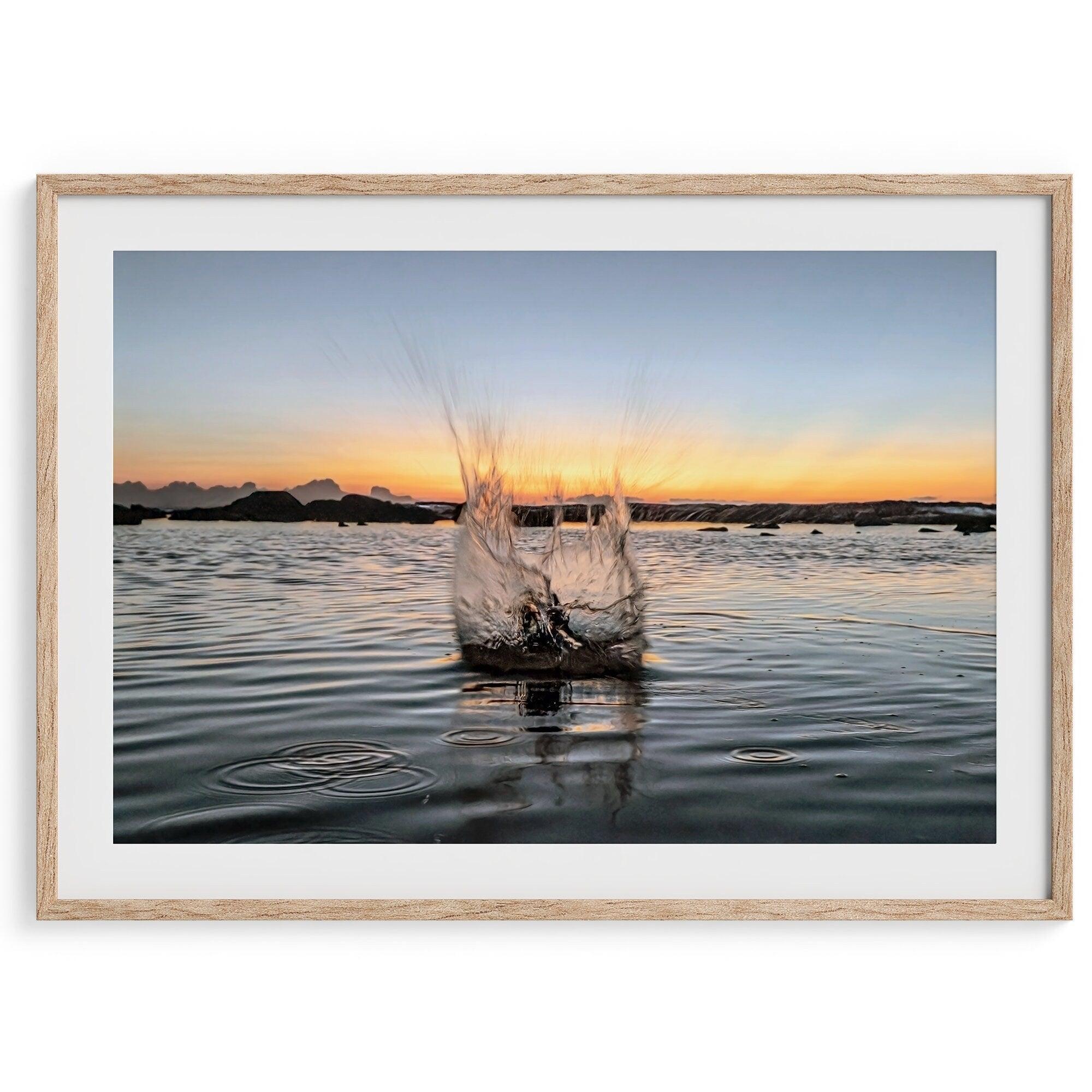 Immerse yourself in the vivid colors and awe-inspiring ocean landscape of Hawaii's big island ocean with this fine art beach photography print.