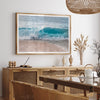 Minimalist Beach Fine Art Photography Print - Large Ocean Wave Wall Art, Framed or Unframed Hawaii Surf Coastal Artwork for Home Decor