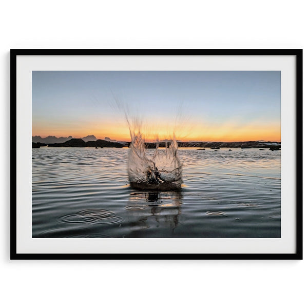 Immerse yourself in the vivid colors and awe-inspiring ocean landscape of Hawaii&#39;s big island ocean with this fine art beach photography print.