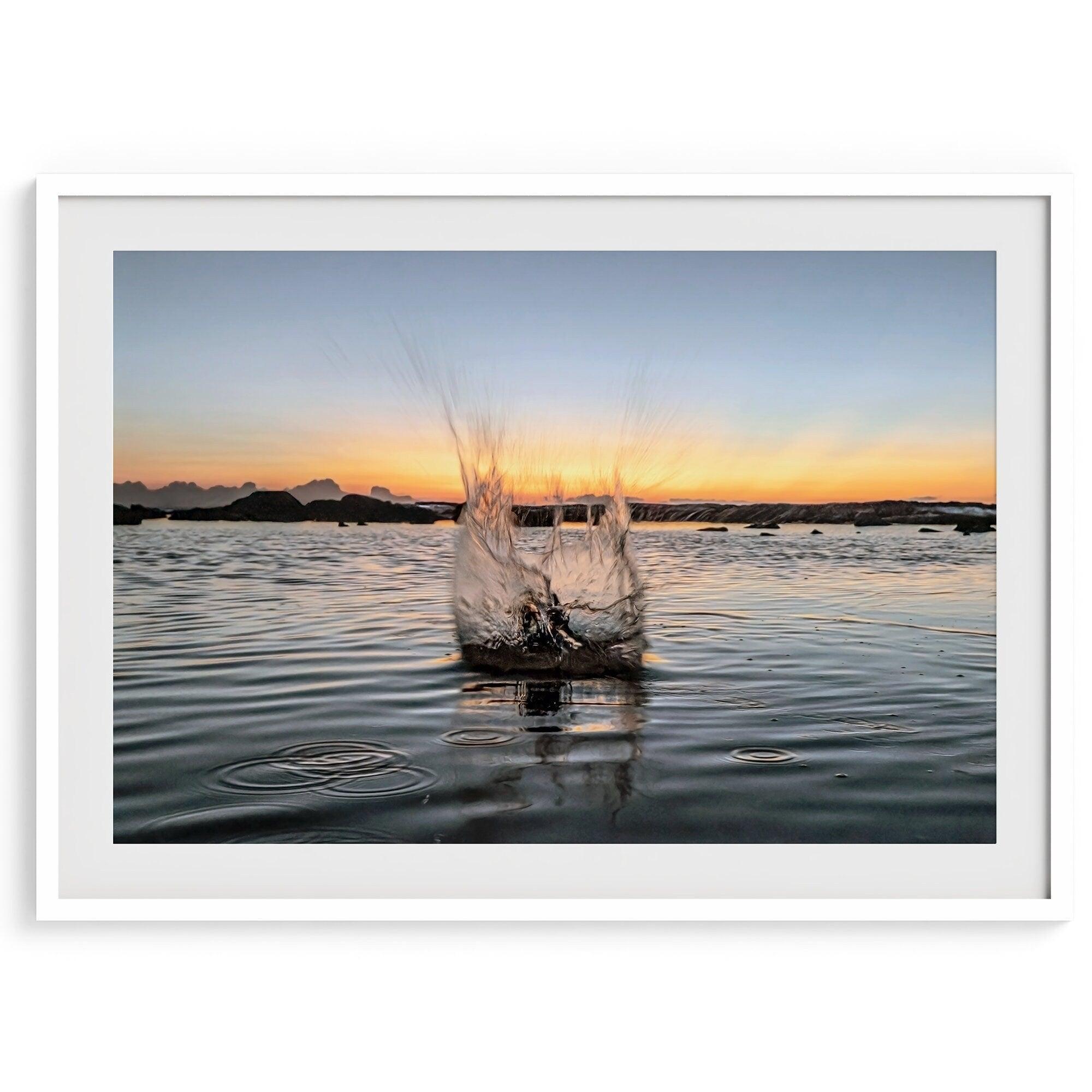 Immerse yourself in the vivid colors and awe-inspiring ocean landscape of Hawaii's big island ocean with this fine art beach photography print.