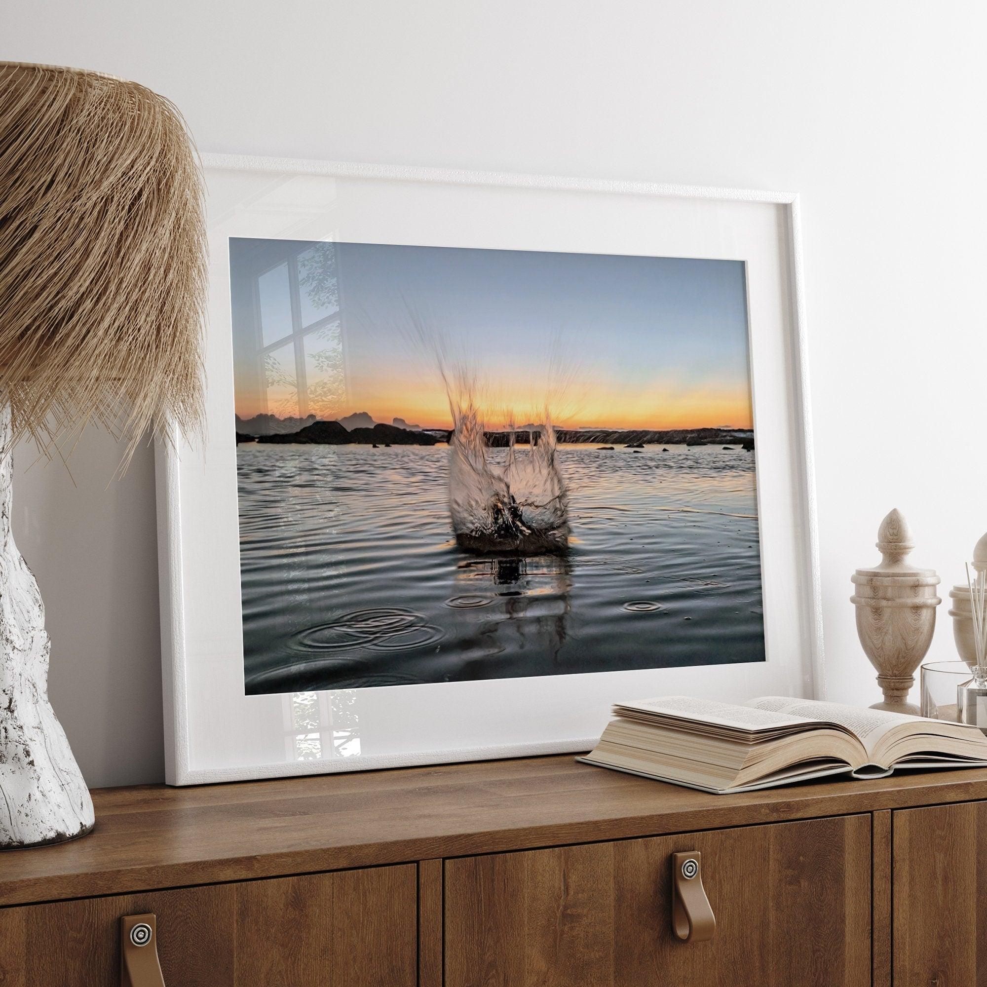 Immerse yourself in the vivid colors and awe-inspiring ocean landscape of Hawaii's big island ocean with this fine art beach photography print.