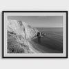 Fine Art Black and White Ocean Print | Large California Coastal Wall Art, Framed / Unframed Beach Photography Poster for Home / Office Decor