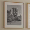 Yosemite Set of 3 Fine Art Prints - Yosemite National Park 3 Piece Wall Art, Extra Large Framed Black and White Nature Photography Triptych