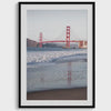 Golden Gate Bridge Fine Art Photography Print, San Francisco Wall Art, California Beach Print, Framed SF Baker Beach Poster for Home Decor