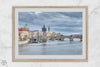 Prague Wall Art featuring Charles Bridge and Old Town skyline over the Vltava River