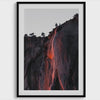 Firefall in Yosemite Print | Fine Art Yosemite National Park Waterfall Print, Unframed or Framed  Mountain WAll Art for Office or Home Decor