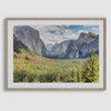 Yosemite National Park Fine Art Print - Forest Wall Art, Waterfall Art, Yosemite Valley Framed Poster, Mountains Wall Art Western Decor