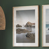 Fine Art Large Ocean Set of 3 Prints - California Beach Extra Large Wall Art, Framed or Unframed Coastal Photography Gallery Wall Set