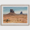 Western Desert Horse Print - Monument Valley Art, Large Southwest Desert Wall Art, Framed or Unframed Americana Western Decor, Horse Poster