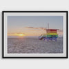 Venice Beach Photography Print - Fine Art Los Angeles Print, California Sunset Ocean Wall Art, Framed Coastal Sunset Poster for Home Decor