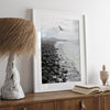 Serene sea gull wall art from Pacifica, coastal photography print for modern interiors