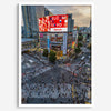  Elegant urban wall art of Shibuya Crossing in Tokyo with vibrant street life and architecture.
