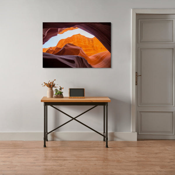 Fine Art Antelope Canyon Canvas Print for Wall Decor, Landscape Photography Desert Wall Art, Large Canvas Print for Home Decor