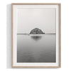 A set of 3 black and white framed or unframed ocean prints from different locations along Route 1 on the California Coast 1st print - Mendocino Glass Beach 2nd print - Carmel by the Sea 3rd print - Morro Bay Rock reflection