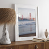 A breathtaking Golden Gate Bridge print featuring a unique view of the San Francisco Golden Gate Bridge from Baker Beach. This fine art beach print captures the iconic beauty and unique spirit of San Francisco in vibrant colors and incredible detail.