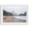 A stunning fine art unframed or framed print of a foggy Pfeiffer beach in Big Sur, California.