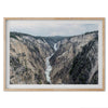 A stunning framed or unframed fine art print of the breathtaking waterfall in the &quot;Grand Canyon of The Yellowstone&quot;. This Yellowstone National Park poster will take your breath away.