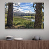 Fly Fishing in Lassen National Part - Fine Art Canvas Print for Fishing Wall Decor and National Parks Wall Art - Large Landscape Canvas Art
