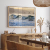 Fine Art Ocean Print - Extra Large Beach Wall Art, Framed Wave Surf Art Print, Coastal Home Wall Decor